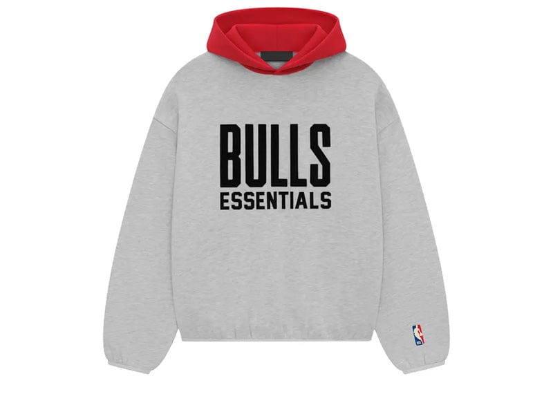FEAR OF GOD ESSENTIALS Bulls nba パーカーM Fear of God Essentials NBA Bulls Hoodie Light Heather – Court Order
