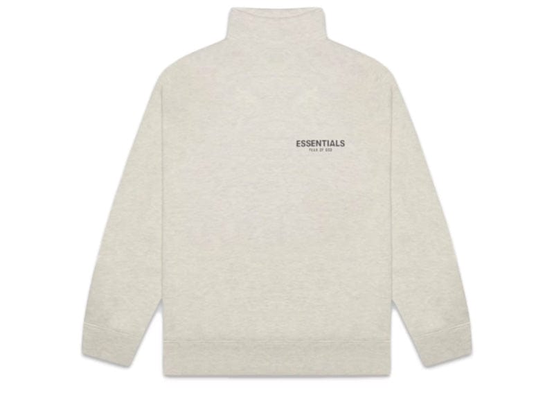 Fear of God Essentials Pull-over Mockneck Sweatshirt Oatmeal