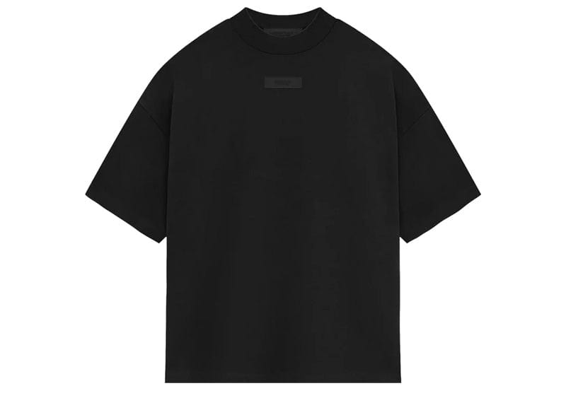トップス ESSENTIALS CREWNECK T-SHIRT / Black M Jersey Crewneck Tee in Black | Fear of God ESSENTIALS | Fear