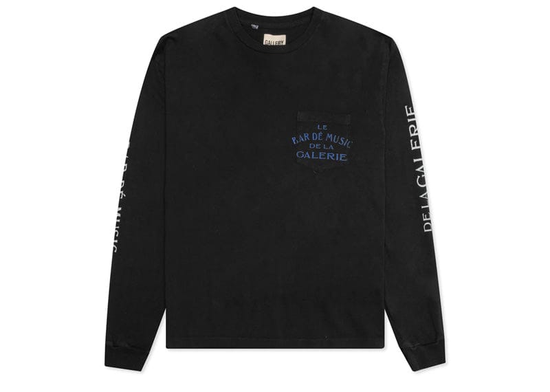 GALLERY DEPT. ブラック長袖シャツ Gallery Dept. Le Bar Shop Long-Sleeve Tee 'Black' – Court Order