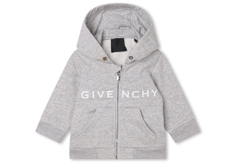 Kids 12 Months Givenchy Logo Zip Up Hoodie Court Order