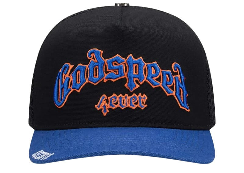⚠️偽物たらけ注意 正規品 GOD SPEED TRUCKER HAT Godspeed Forever Trucker Hat Black Blue – Court Order
