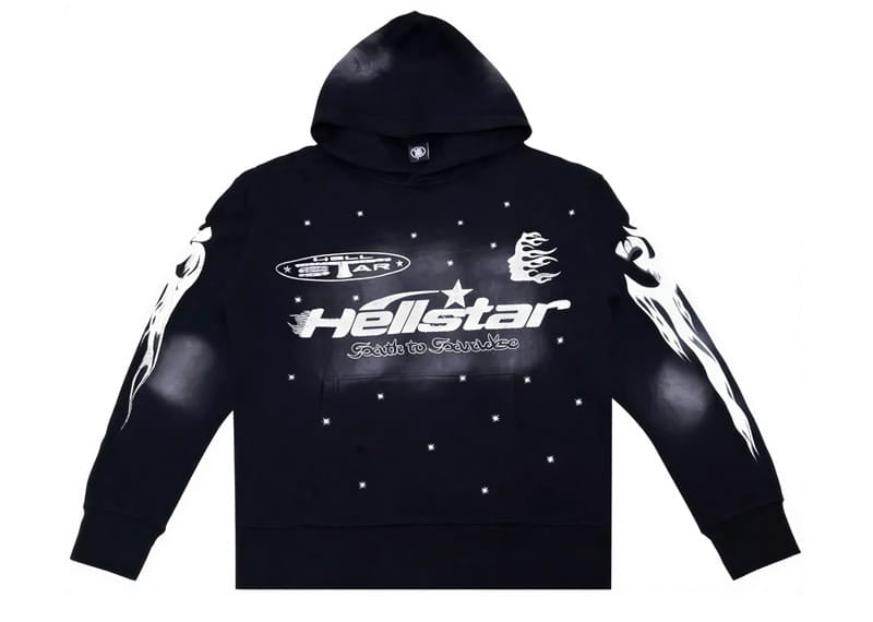 Hellstar グラフィックパーカー Hellstar Classic Hoodie Black – Court Order