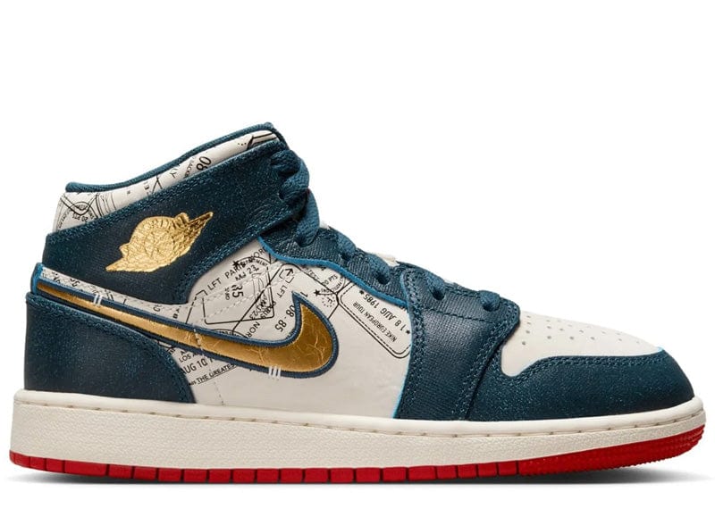 Air Jordan 1 Mid SE GS Take Flight Court Order