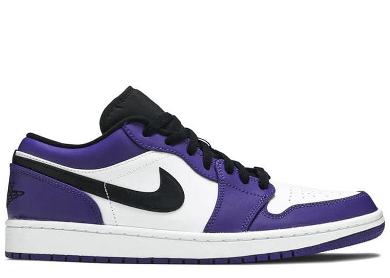 Jordan Low Court Purple White – Court Order