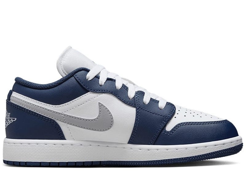 Jordan 1 Low Midnight Navy Wolf Grey (GS) – Court Order