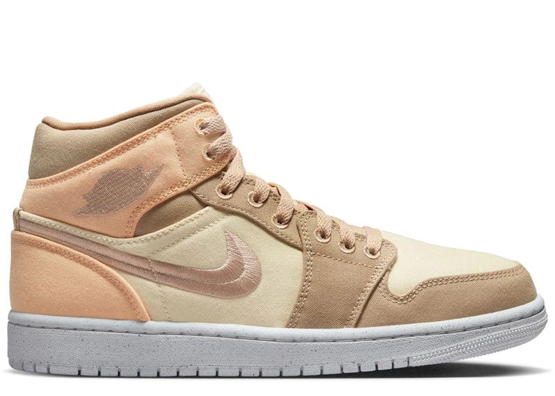 Air jordan 1 mid khaki on sale