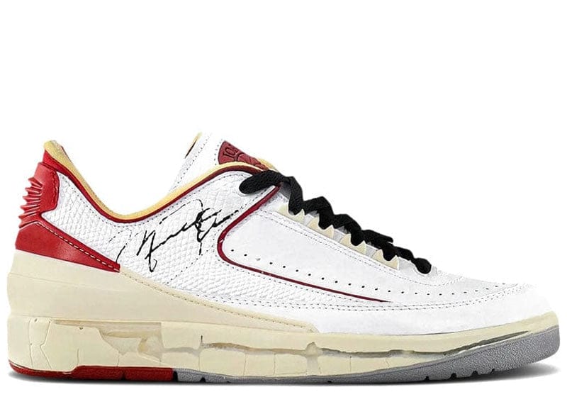 Off-White × Nike Air Jordan 2 Low Jordan 2 Retro Low SP Off-White White Red – Court Order