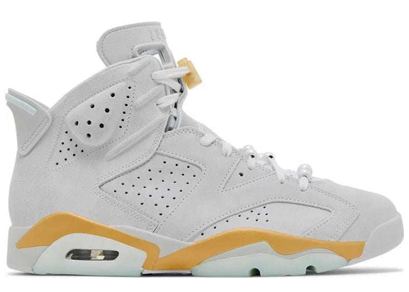 Air jordan 6 white and gold on sale