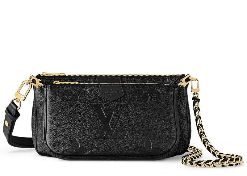 Louis Vuitton Multi Pochette Monogram Empreinte Black – Court Order