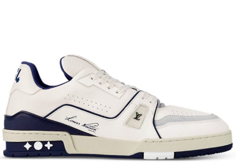 Louis Vuitton Trainer #54 Signature White Marine – Court Order