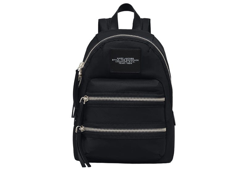 Marc Jacobs The Biker Nylon Medium Backpack Black – Court Order
