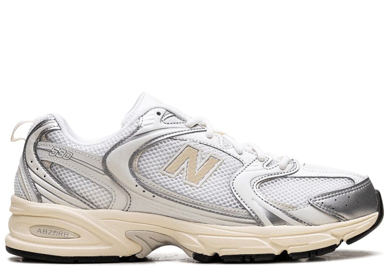 New Balance 530 Silver Metallic Linen – Court Order