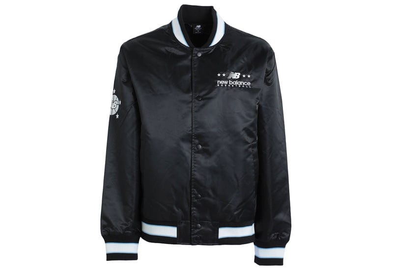 New Balance Hoops Invitational Jacket Black Black Court Order