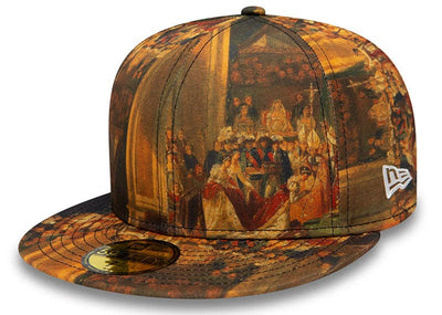 New Era Streetwear Le Louvre 59FIFTY All Over Print Multi Cap 'The Coronation of Napoleon by Jacques-Louis David' 7 1/4