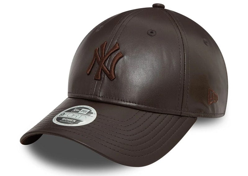 New Era New York Yankees Leather 9Forty Cap Maroon Court Order