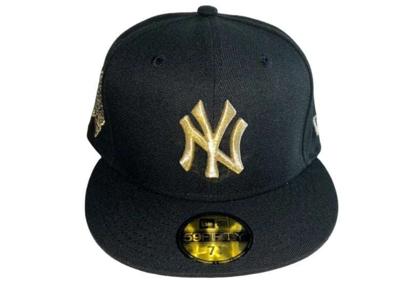 New Era 59fifty New York Yankees Gold All sold Over Print Fitted 7 Hat