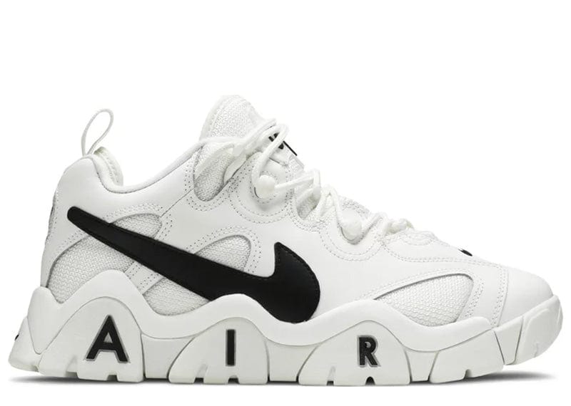 Nike air barrage low white and black Clearance