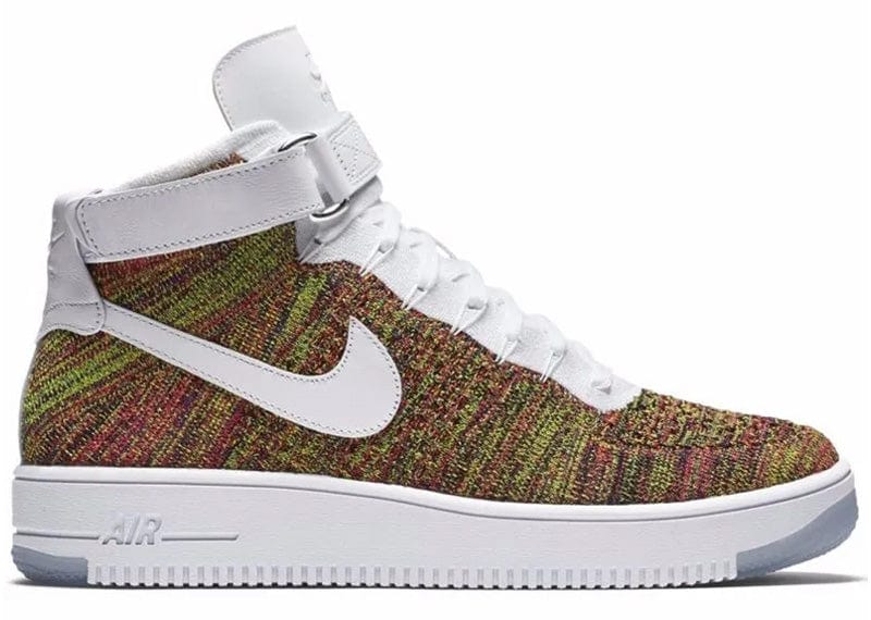 Nike Air Force Mid Flyknit Multi-Color White – Court Order