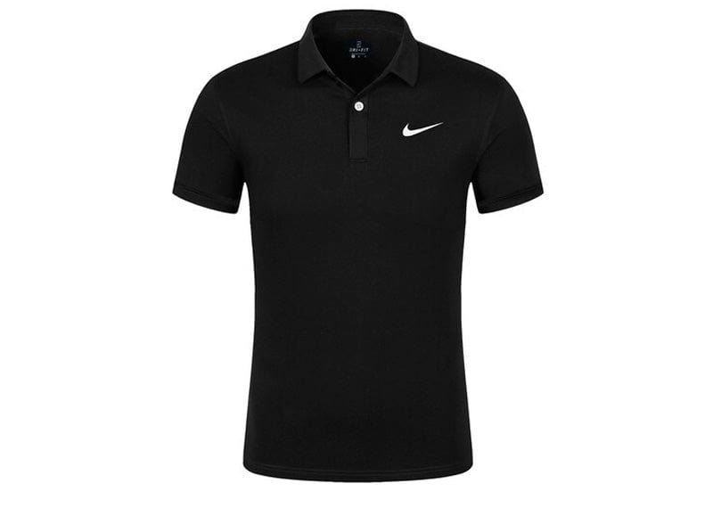 Black nike 2025 collar shirt