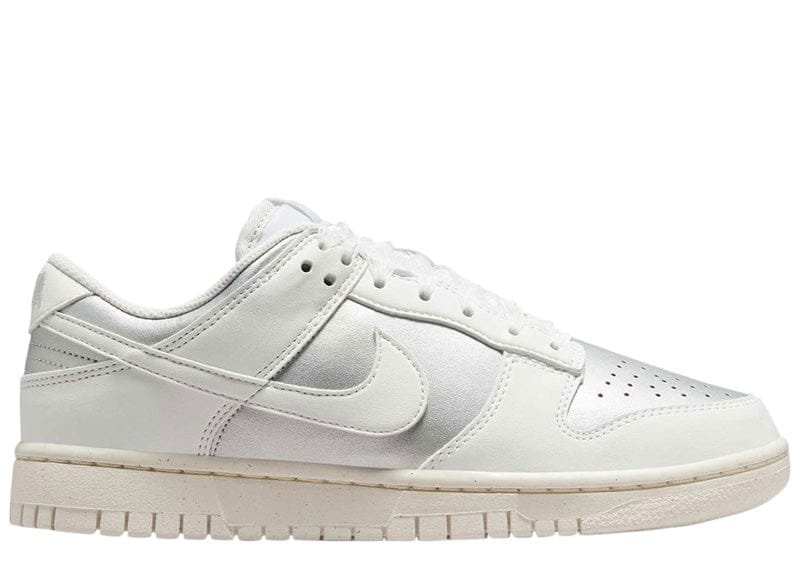 Nike Dunk Low Next Nature Sheer Lace Metallic Platinum (Women's