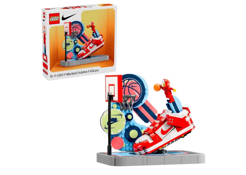 Nike Dunk Trickshot x LEGO Set Building Kit with Exclusive