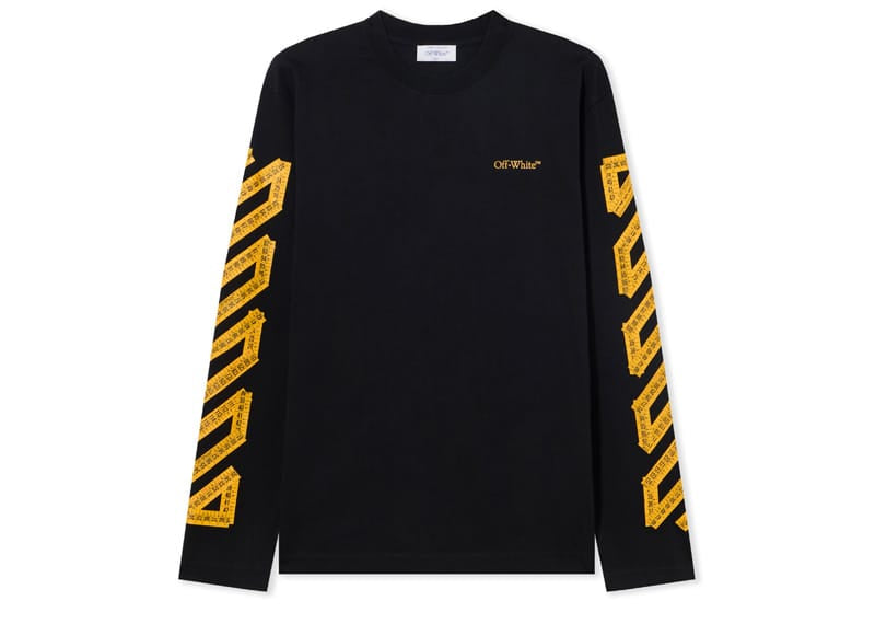 OFF-WHITE Tape Arrow Skate L/S T-Shirt Black – Court Order