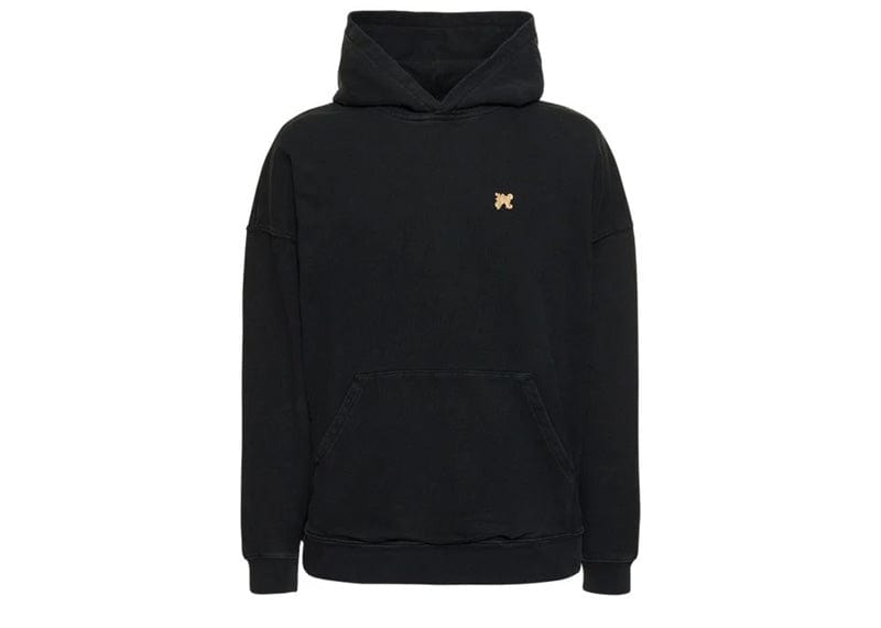 Palm Angels Burning Monogram Hoodie Black – Court Order