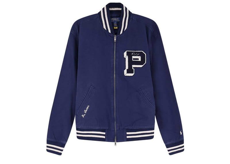 Polo Ralph Lauren Embroidered Track Jacket Navy – Court Order