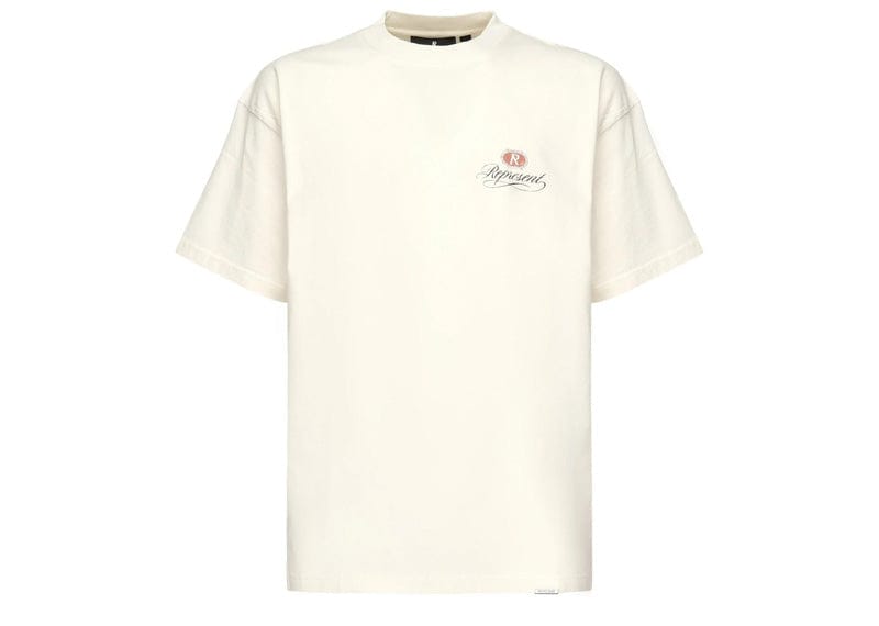 Represent Grand Vintage Hand Drawn Tee Aged White – Court Order