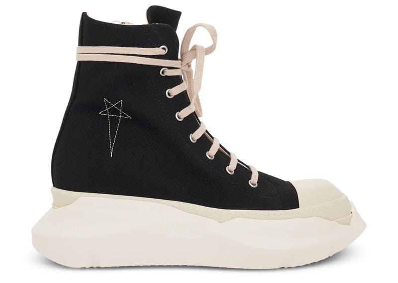 Rick Owens DRKSHDW Abstract High Top Embroidered Pentagram Black