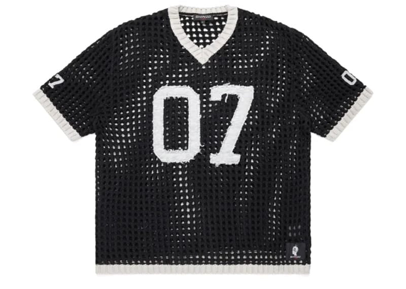 Shinzo Shibui Crochet Knit Jersey Black – Court Order