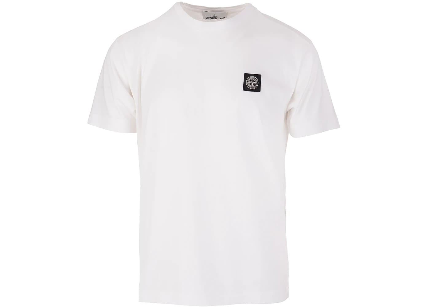 Stone Island Garment Dyed Jersey T-Shirt White at