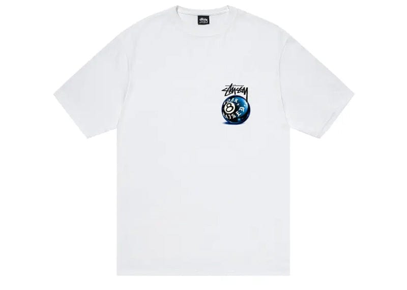 Stussy Born X Raised 8 Ball Tee White – Court Order