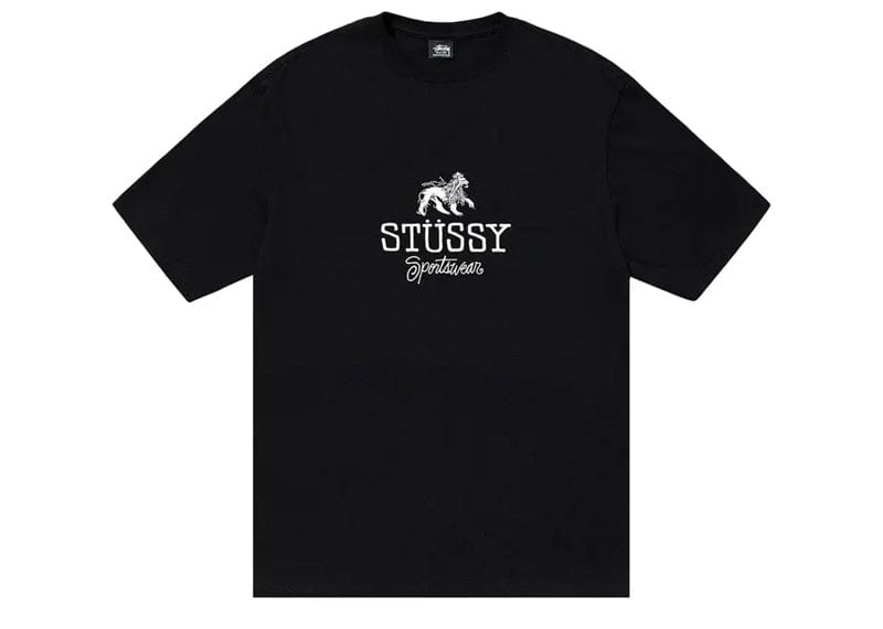 Stussy Lion Logo Tee Black – Court Order