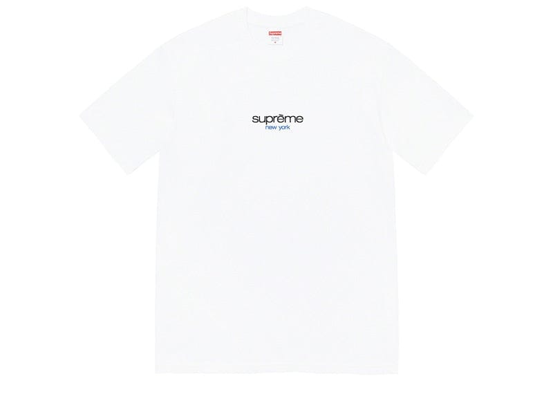 Supreme Classic Logo Tee White – Court Order