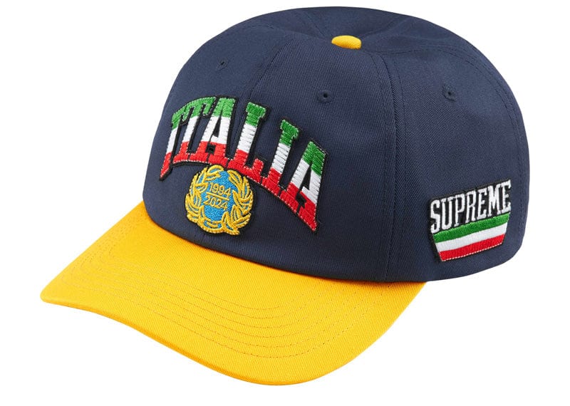 Supreme Italia 6-Panel Navy – Court Order1