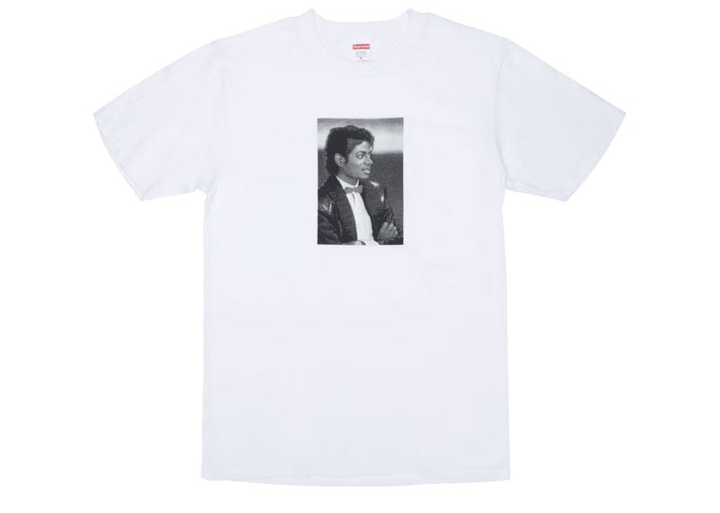 トップス SUPREME MICHAEL JACKSON TEE size M Supreme Michael Jackson Tee White – Court Order