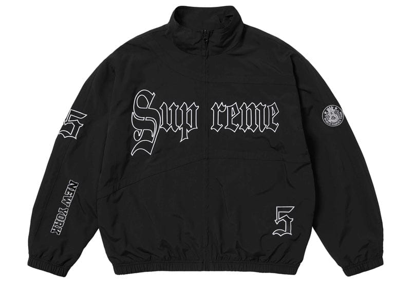新品 XL Supreme Old English Track Jacket 黒 Supreme Old English Track Jacket Black – Court Order