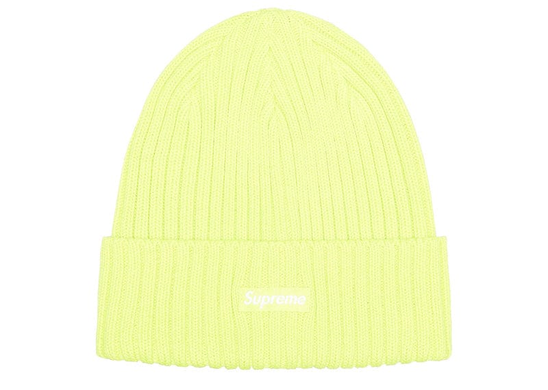 Supreme Overdyed Beanie (SS23) Light Lime