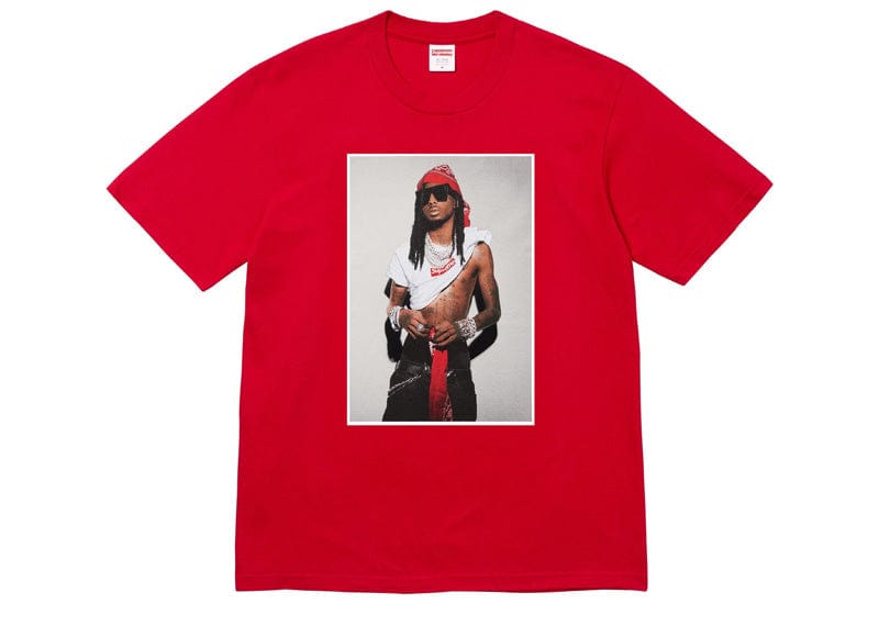 Supreme Playboi Carti Tee Red – Court Order