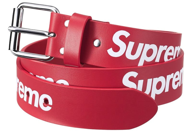 あ*み様 Supreme Repeat Leather Belt (25FW) Supreme Repeat Leather Belt (FW25) Red – Court Order