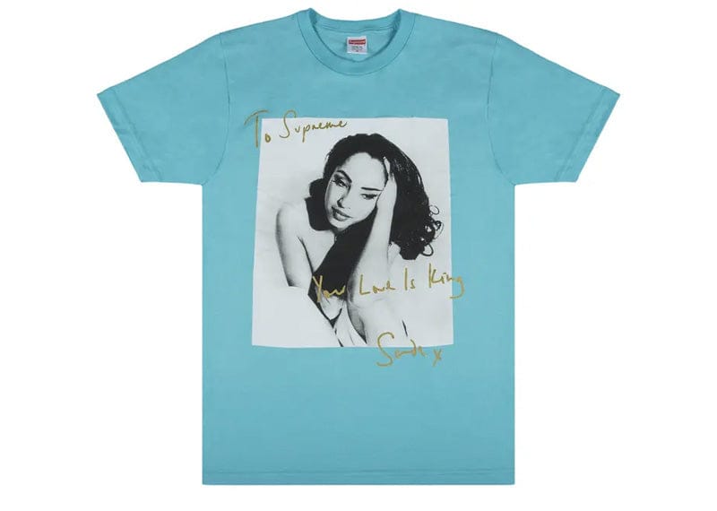 Supreme Sade Tee Aqua – Court Order