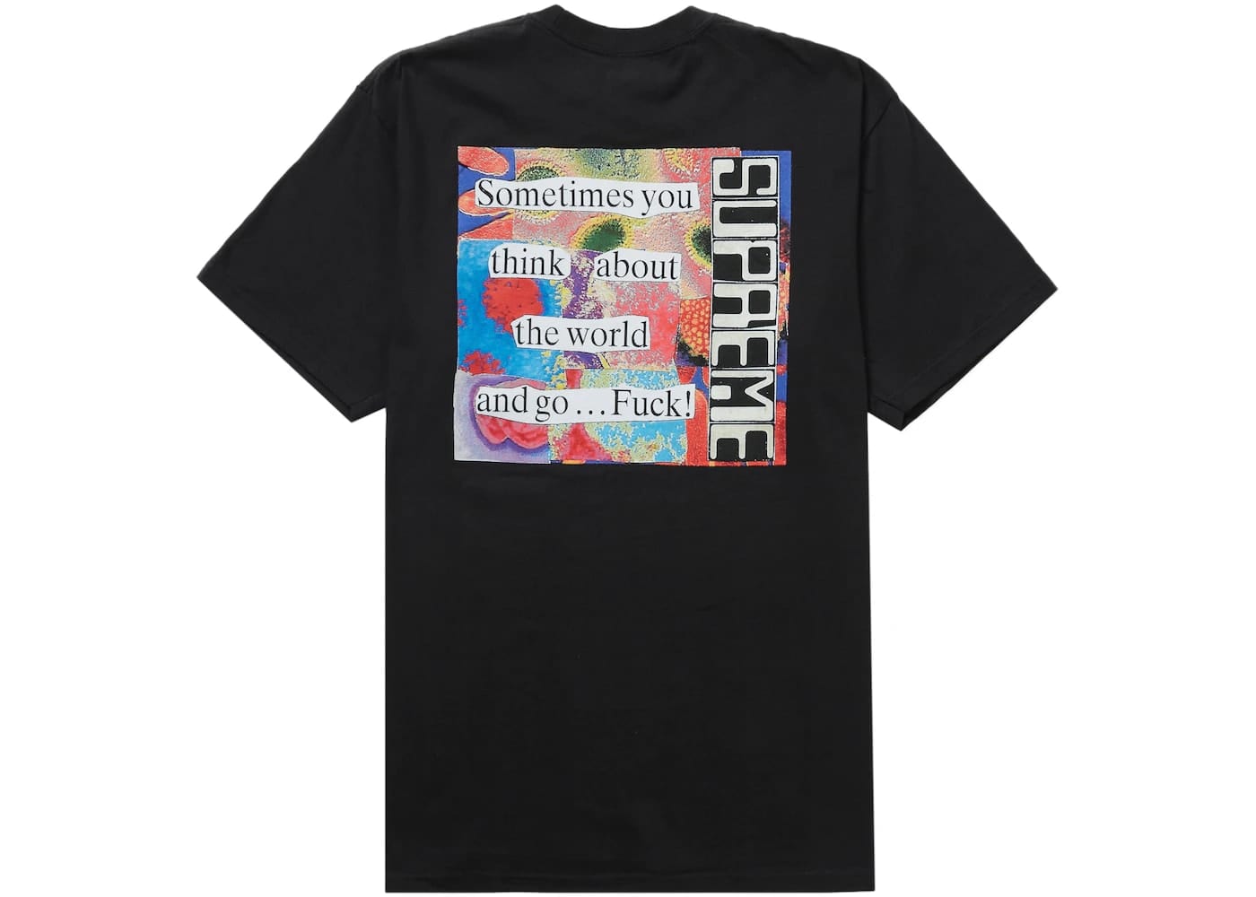 Supreme Static Tee Black – Court Order