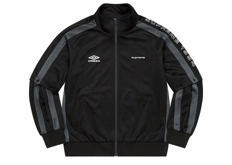 Supreme Umbro Snap Sleeve Jacket Black – Court Order