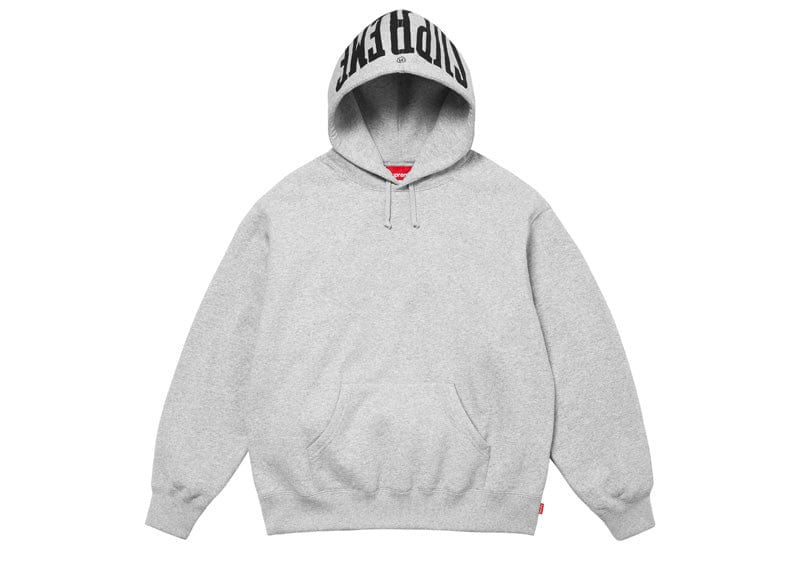 Supreme Warm Up Hooded Sweatshirt SS24 Heather Grey Court Order