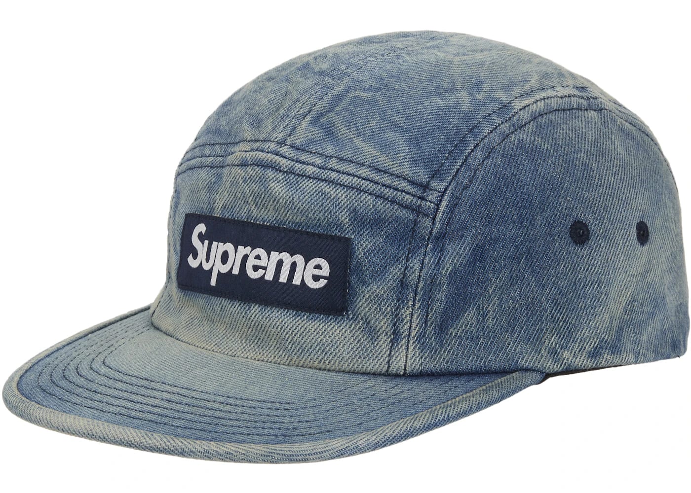 帽子 Supreme 25ss denim canp cap bleached Supreme Denim Camp Cap 