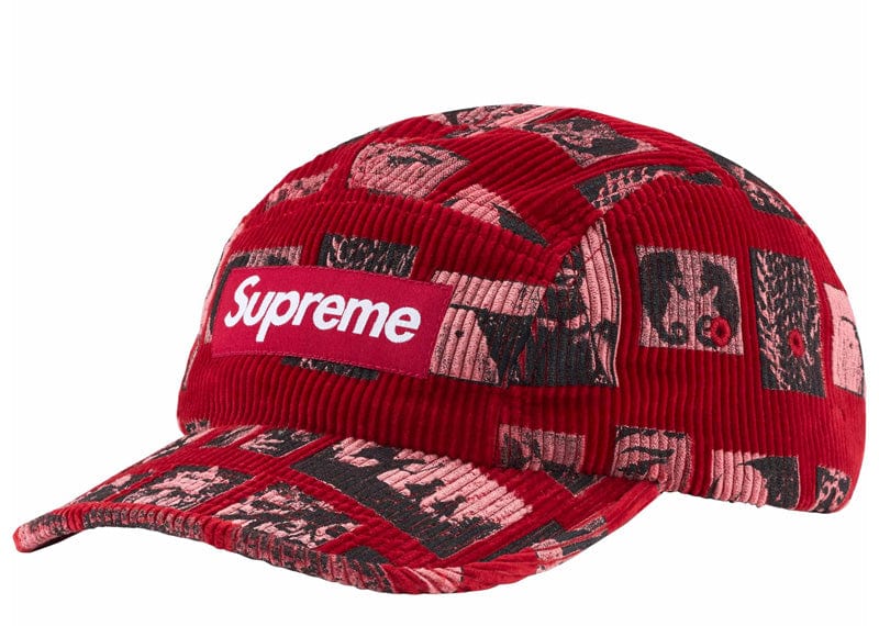 Supreme Weirdo Dave Corduroy Camp Cap Red – Court Order