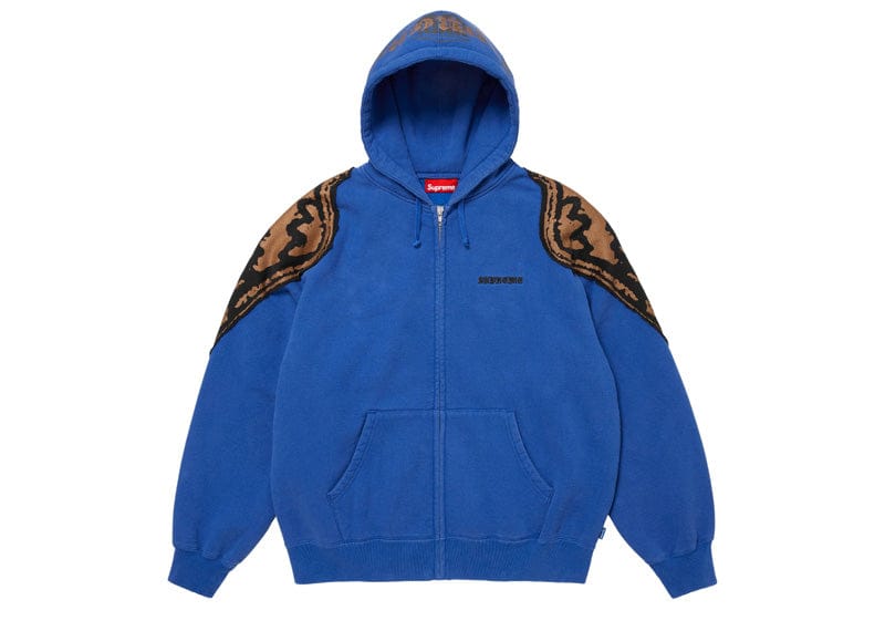 Supreme Wings Zip Up Hooded Sweatshirt (FW25) Royal – Court Order