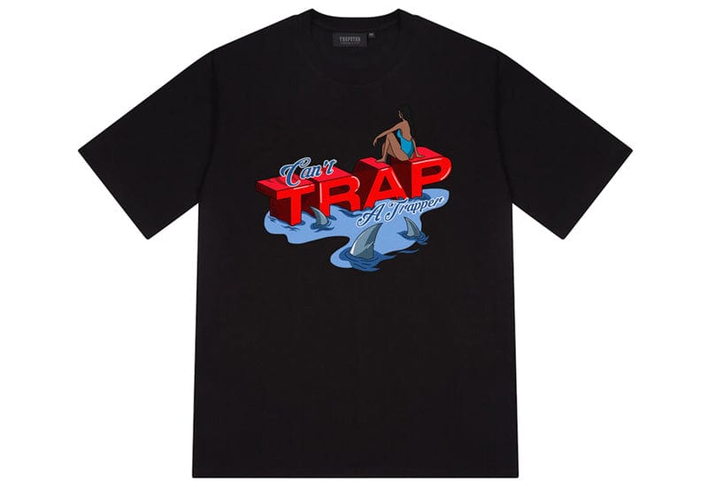 Trapstar Can't Trap A Trapper Tee Black – Court Order